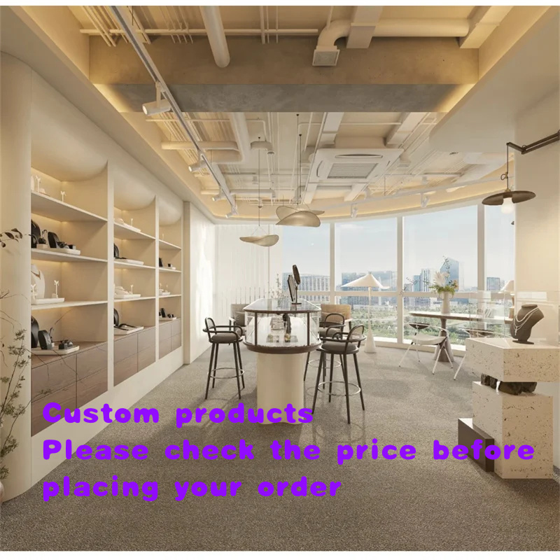Interior Design Retail - ออกแบบตกแต่งภายในร้านเครื่องประดับหรูหราทันสมัย, ตู้โชว์เครื่องประดับสั่งทำพร้อมไฟ LED สำหรับร้านค้าปลีก