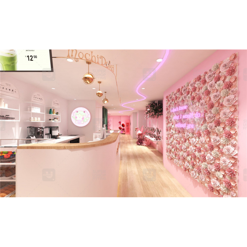ตกแต่งภายในร้านชานมแบบคัสตอม ร - Interior Design Retail บทวิจารณ์และราคา