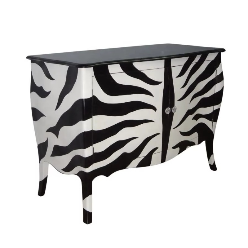 ตู้ไซด์บอร์ดหรือบุฟเฟ่ต์ลายม้า - Interior Design Monochrome บทวิจารณ์และราคา