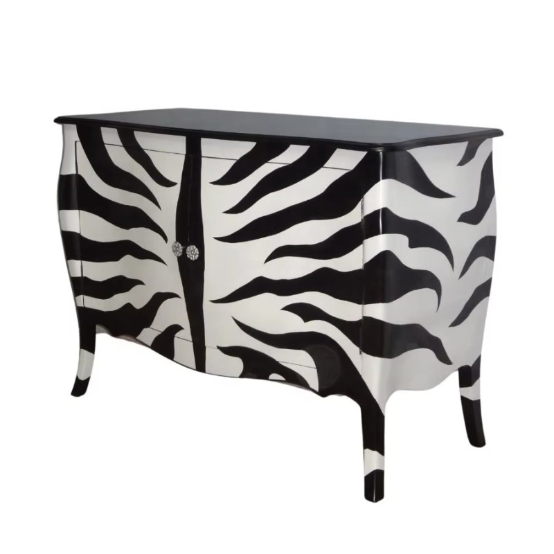 ตู้ไซด์บอร์ดหรือบุฟเฟ่ต์ลายม้า - Interior Design Monochrome บทวิจารณ์และราคา