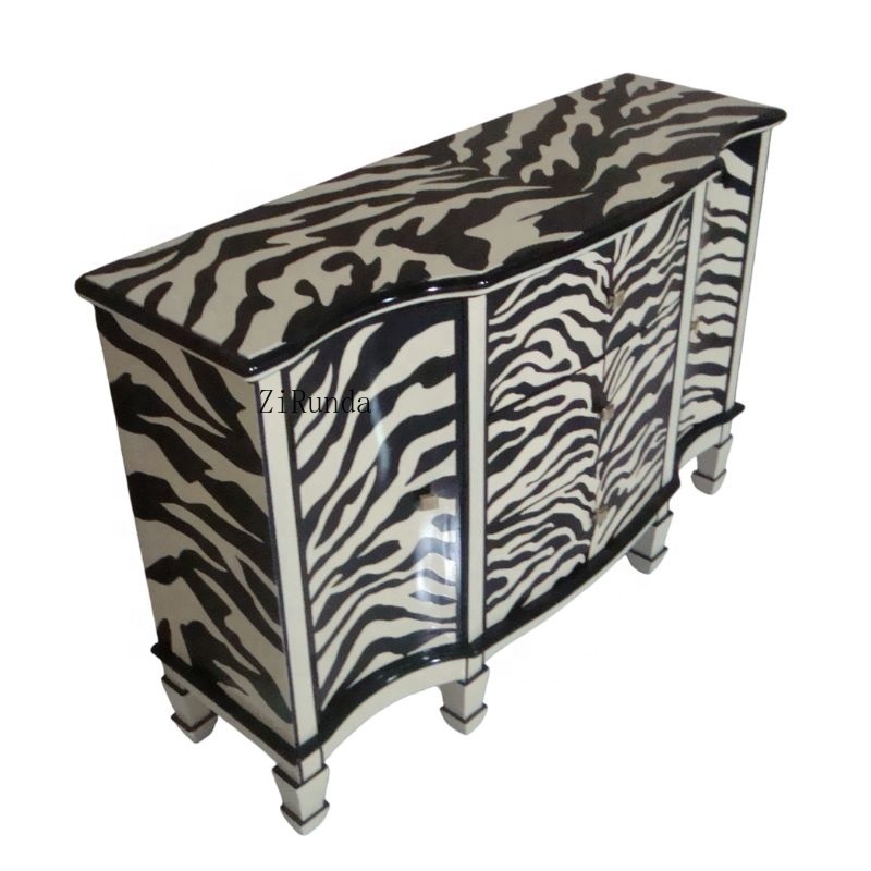 ตู้ครัวลายม้าลาย ตู้ข้างลายสัต - Interior Design Monochrome บทวิจารณ์และราคา